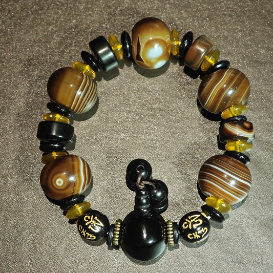 Striped Agate Bracelet