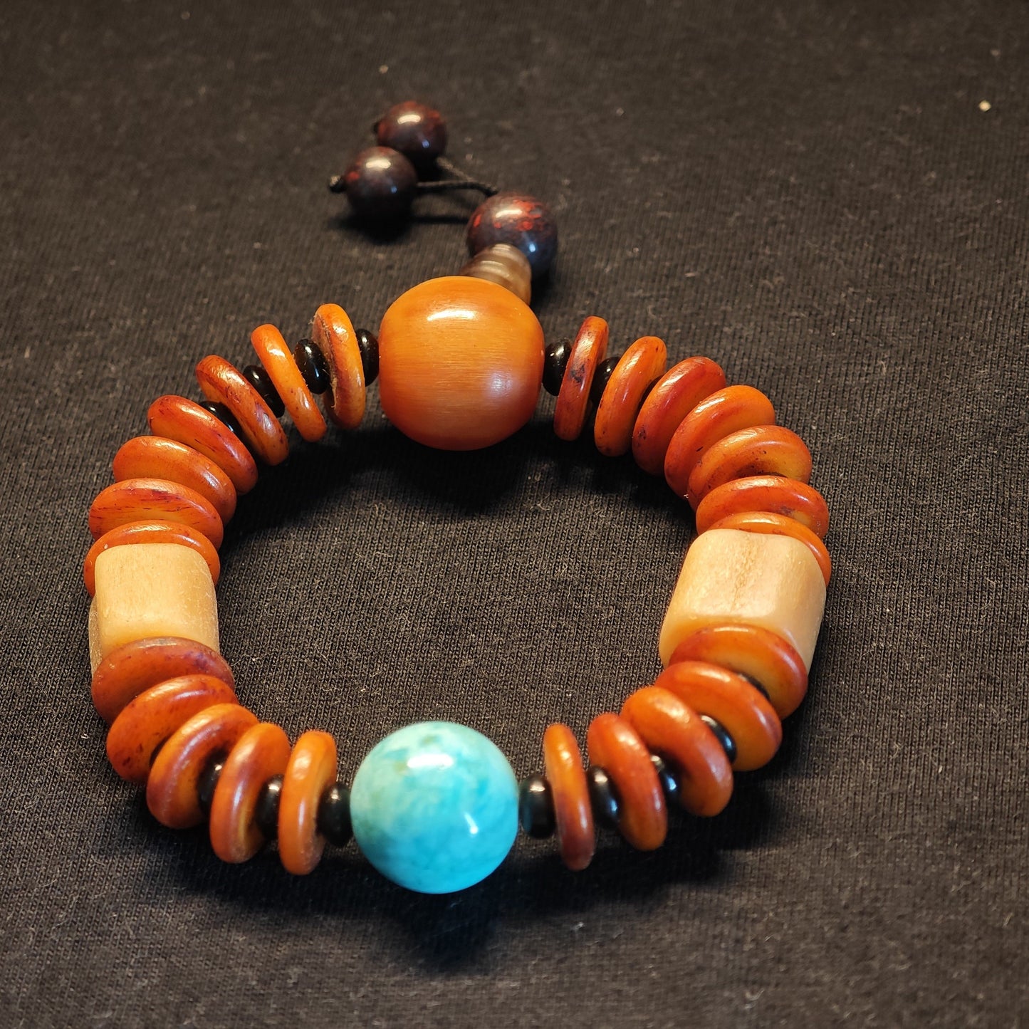 Yak Bone Disc Bracelet
